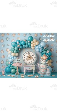 Tło fotograficzne „Herbaciany czas – pastelowa bajkowa aranżacja” | UB_810